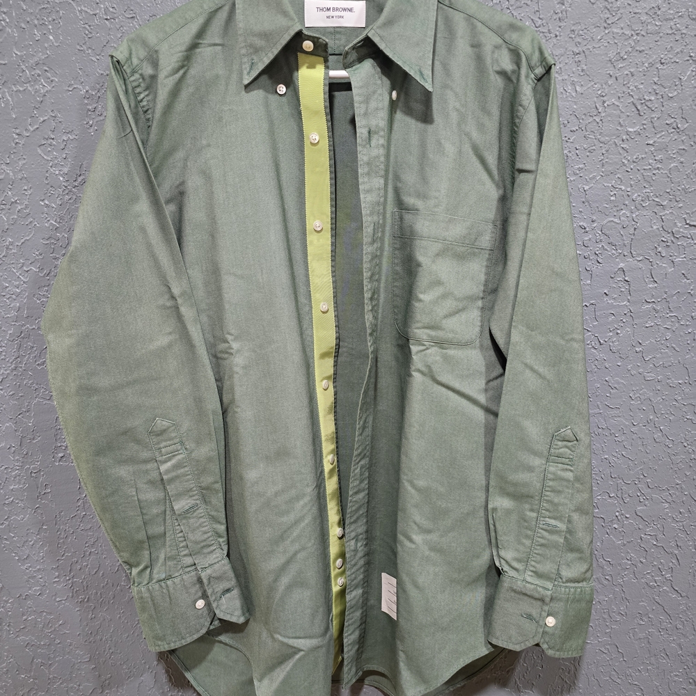 Thom Browne Green Men's Shirt